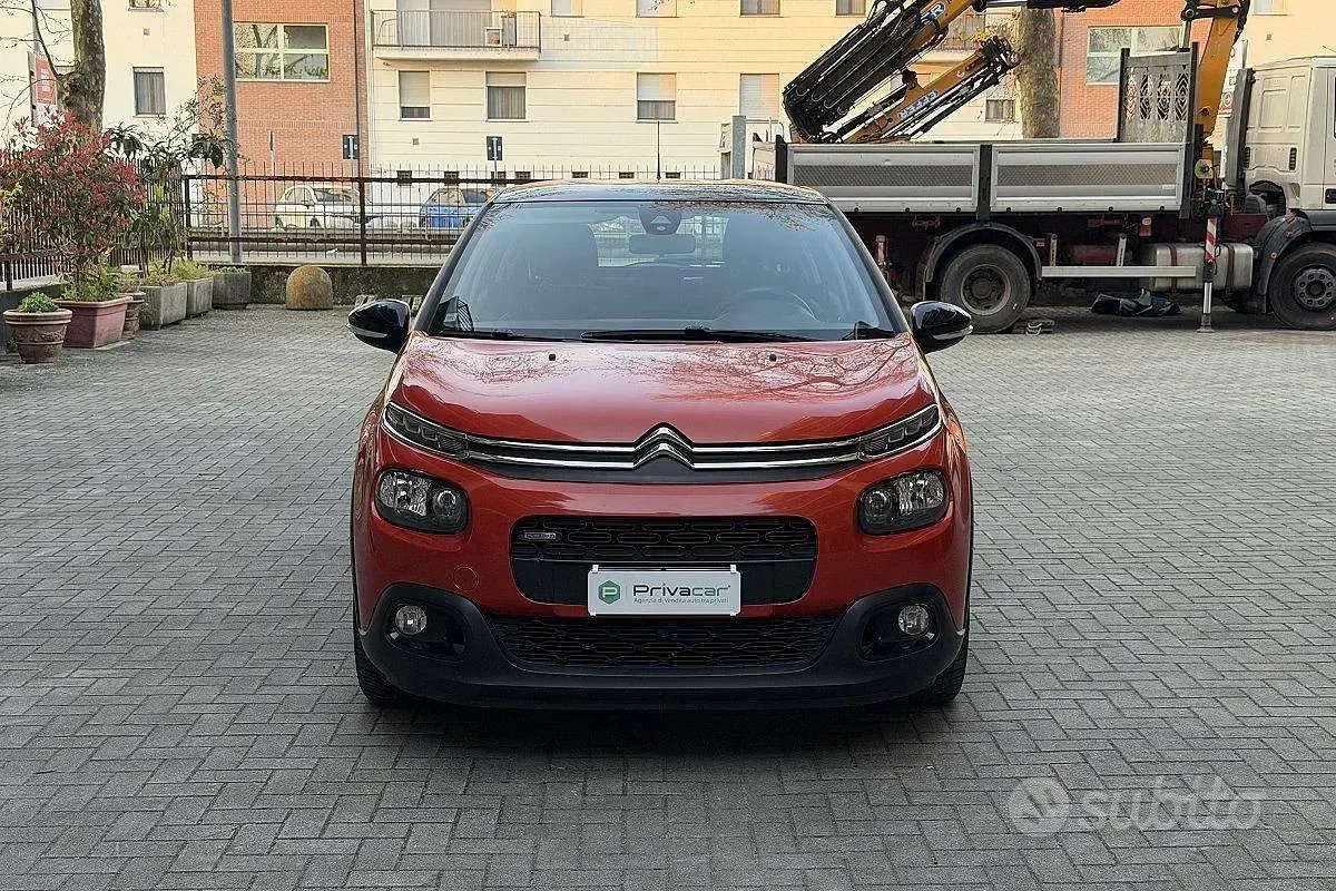Usata Citroën C3 Feel 82 CV (60 kW) 2017 Arancione Utilitaria
