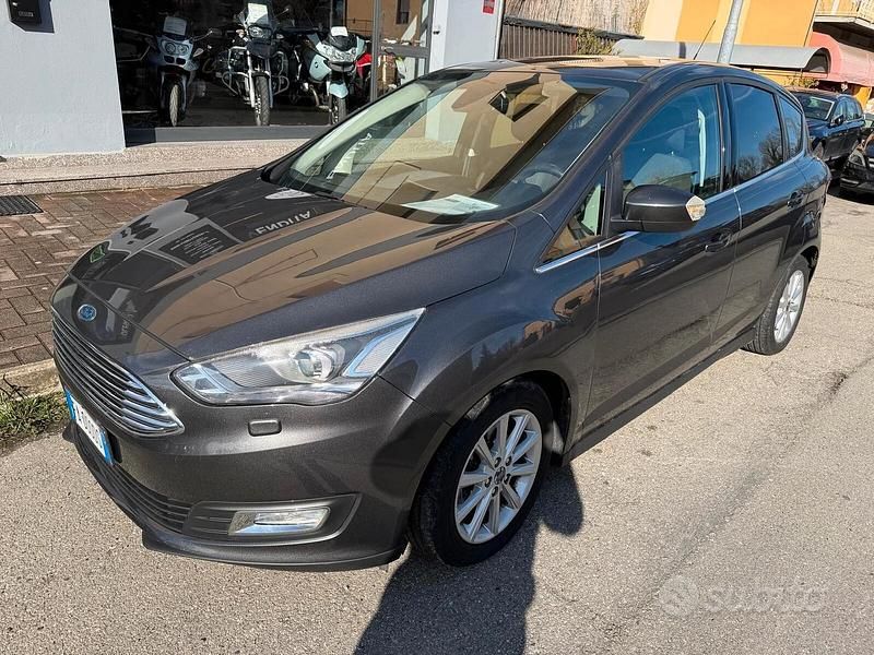 Usata Ford C-MAX Titanium 125 CV (91 kW) 2015 Grigio Monovolume