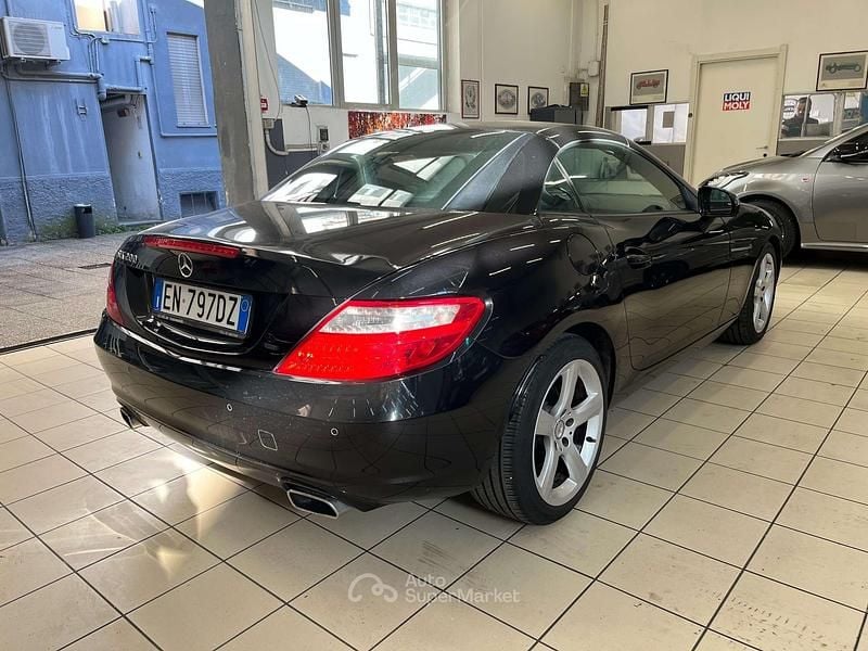 Usata Mercedes SLK200 184 CV (135 kW) 2012 Nero Cabrio