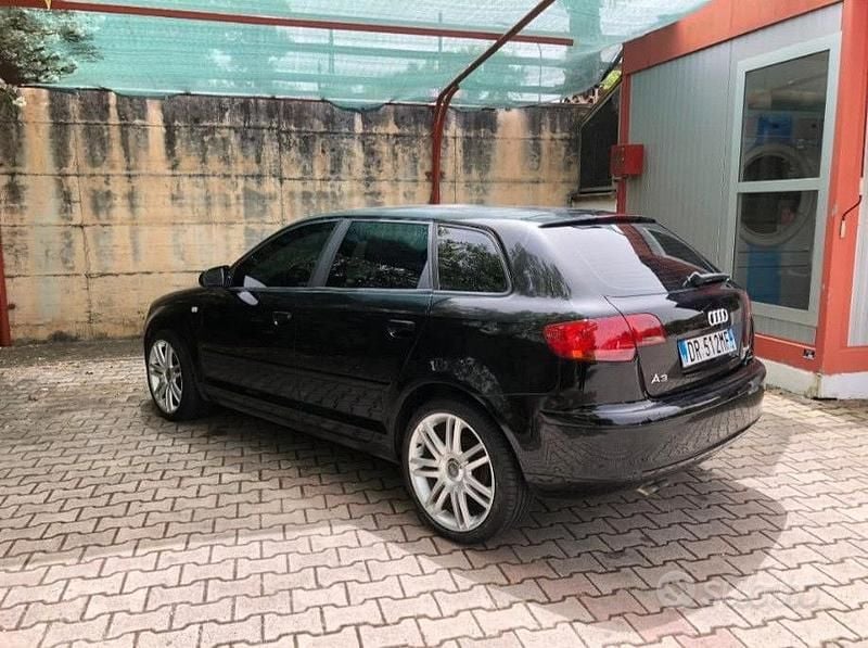 Usata Audi A3 105 CV (77 kW) 2008 Nero Utilitaria