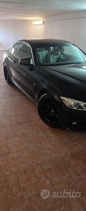 Usata BMW 420 184 CV (135 kW) 2014 Nero Cabrio