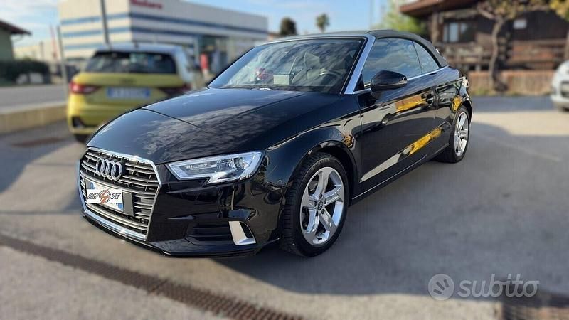 Nero Usata 2018 Audi A3 Cabriolet Ambiente Cabrio | 16.900 € (Buon prezzo) - Immagine 1/4