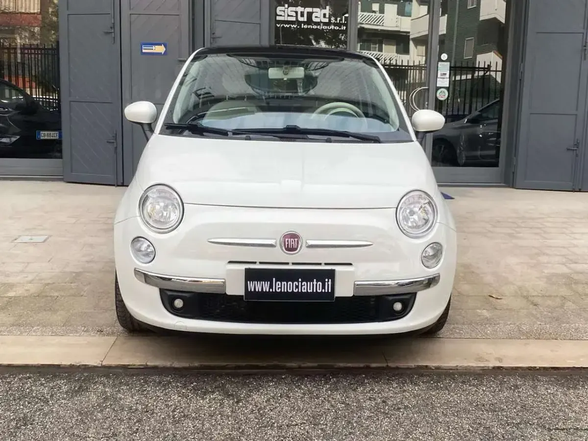 Usata Fiat 500 Lounge 95 CV (69 kW) 2014 Bianco Utilitaria