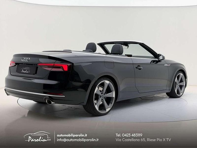 Usata Audi A5 Cabriolet Business 190 CV (139 kW) 2019 Nero mythos Cabrio
