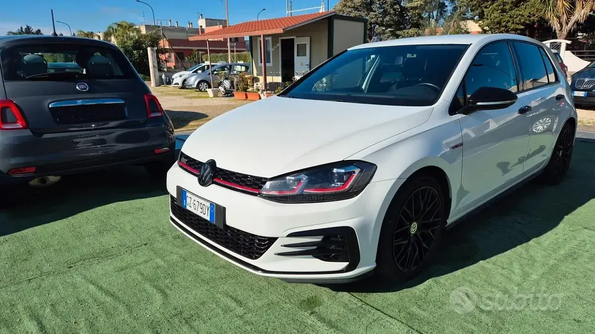 Usata VW Golf VII GTI 245 CV (180 kW) 2018 Bianco Berlina