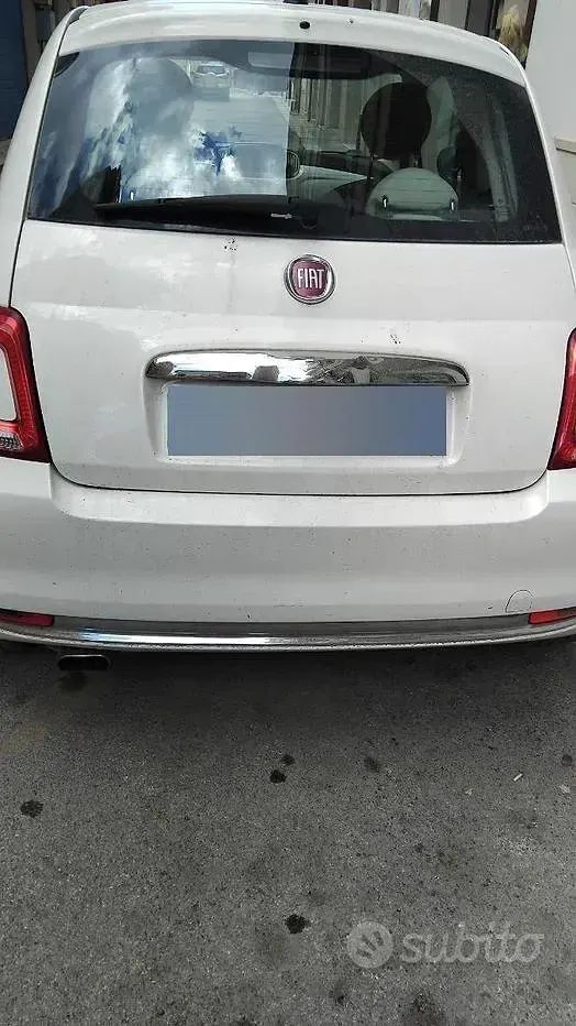 Usata Fiat 500 Lounge 105 CV (77 kW) 2017 Bianco Berlina
