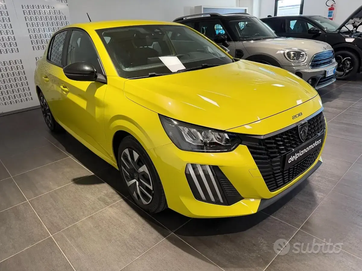 Usata Peugeot 208 Active 101 CV (74 kW) 2024 Giallo Utilitaria