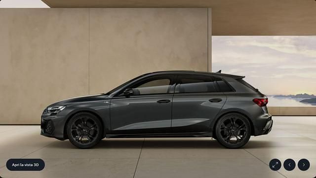Nuova Audi A3 S-Line 150 CV (110 kW) 2025 Grigio scuro Berlina