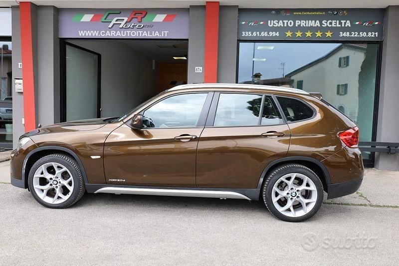 Usata BMW X1 xLine 177 CV (130 kW) 2010 Marrone SUV