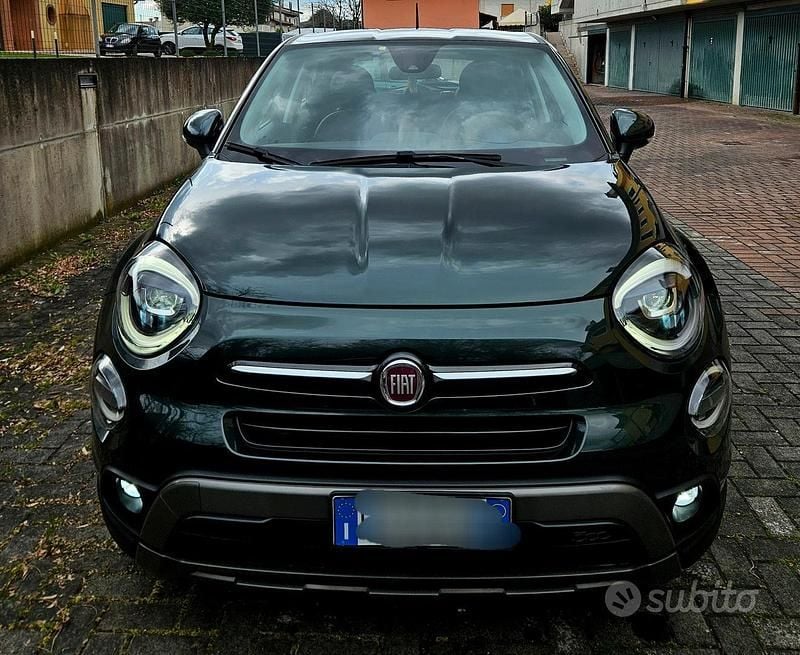 Usata Fiat 500X Cross 120 CV (88 kW) 2019 Verde SUV