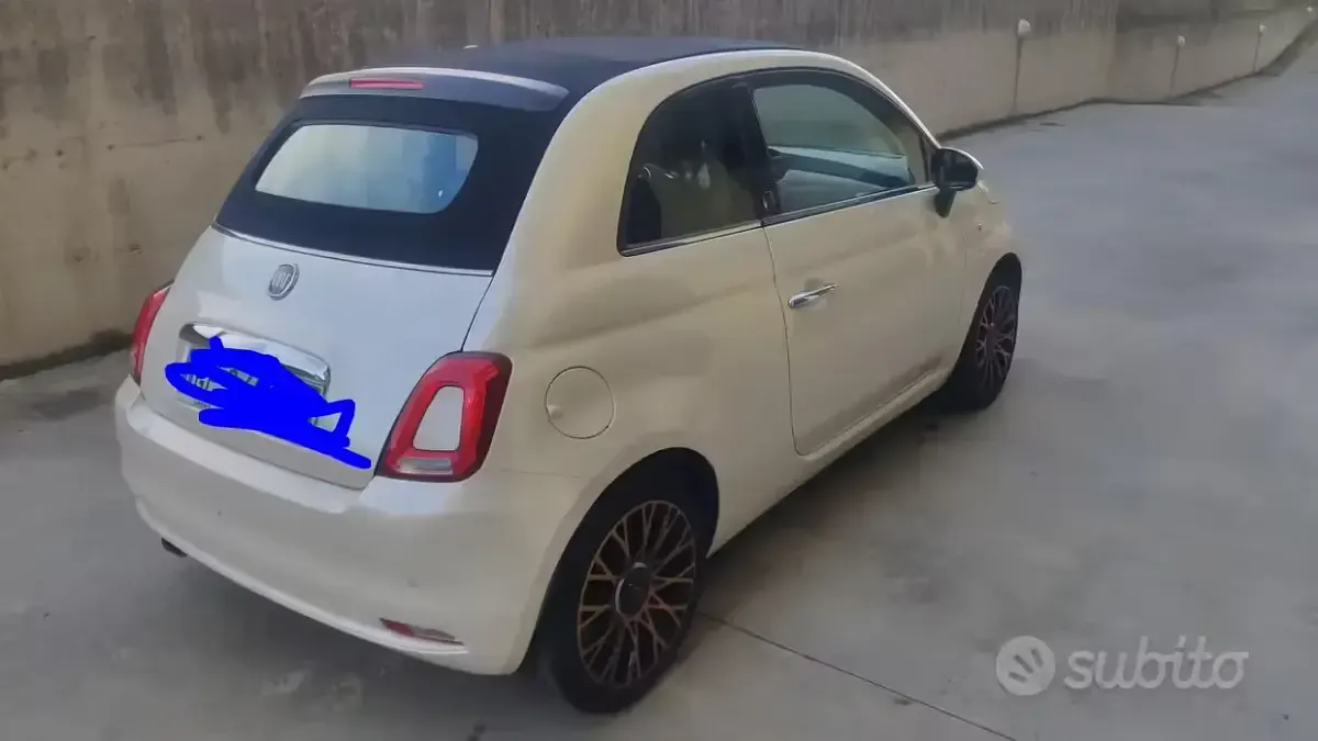Usata Fiat 500C 69 CV (50 kW) 2021 Cabrio