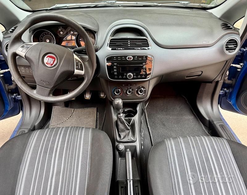 Usata Fiat Punto Evo S 77 CV (56 kW) 2011 Blu Utilitaria