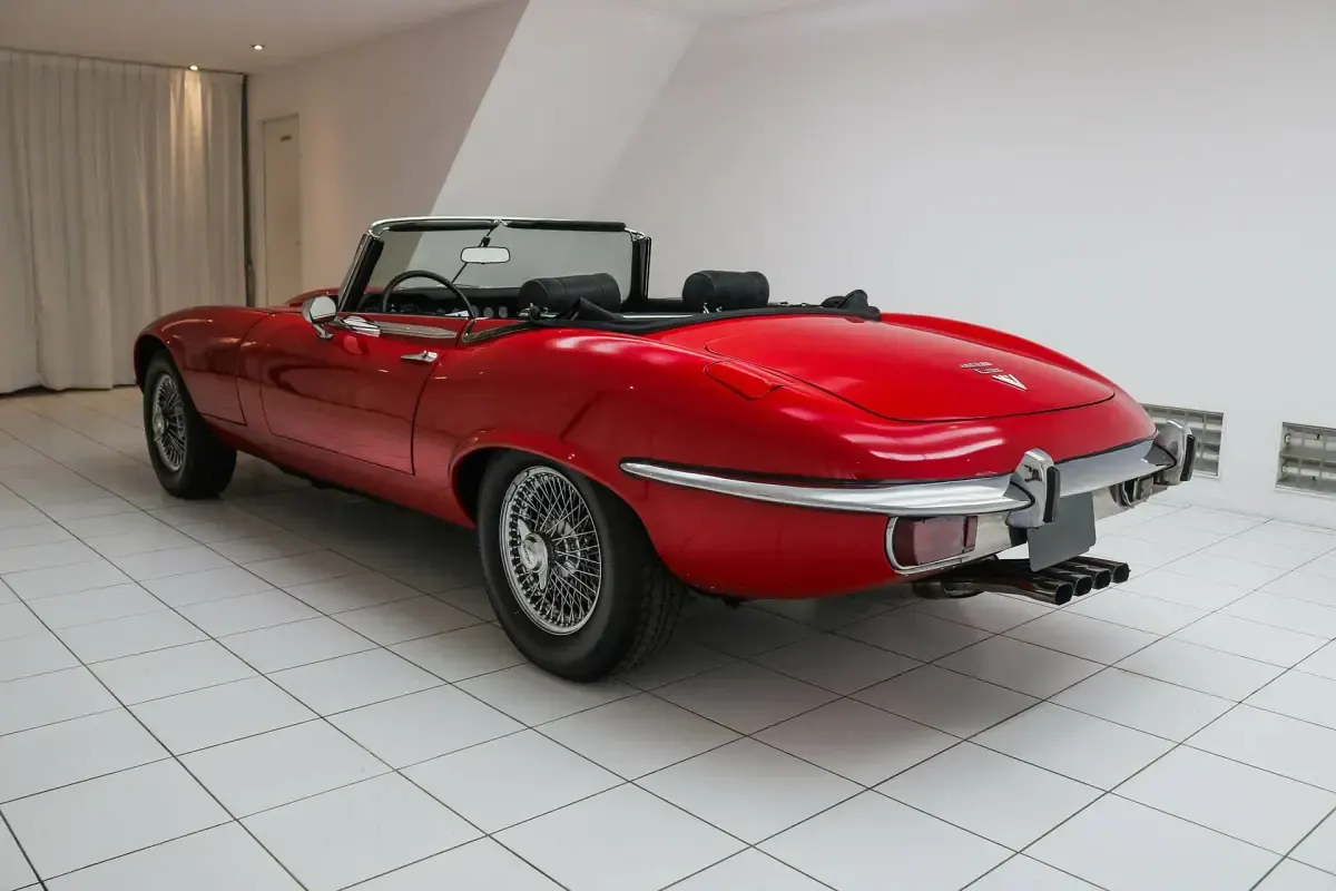 Usata Jaguar E-Type 318 CV (233 kW) 1973 Rosso Cabrio