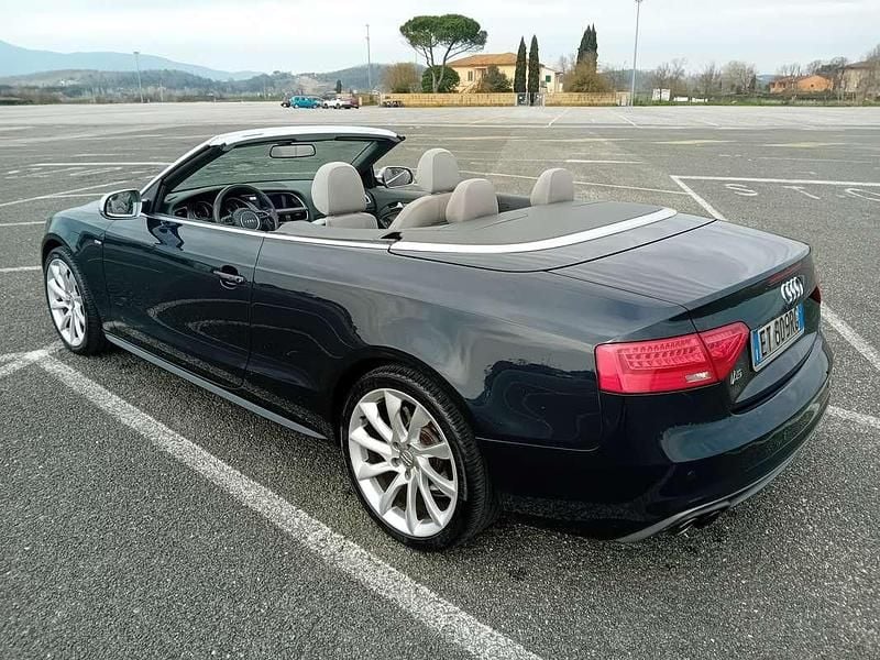 Usata Audi A5 Cabriolet Advanced Plus 177 CV (130 kW) 2014 Blu/azzurro Cabrio