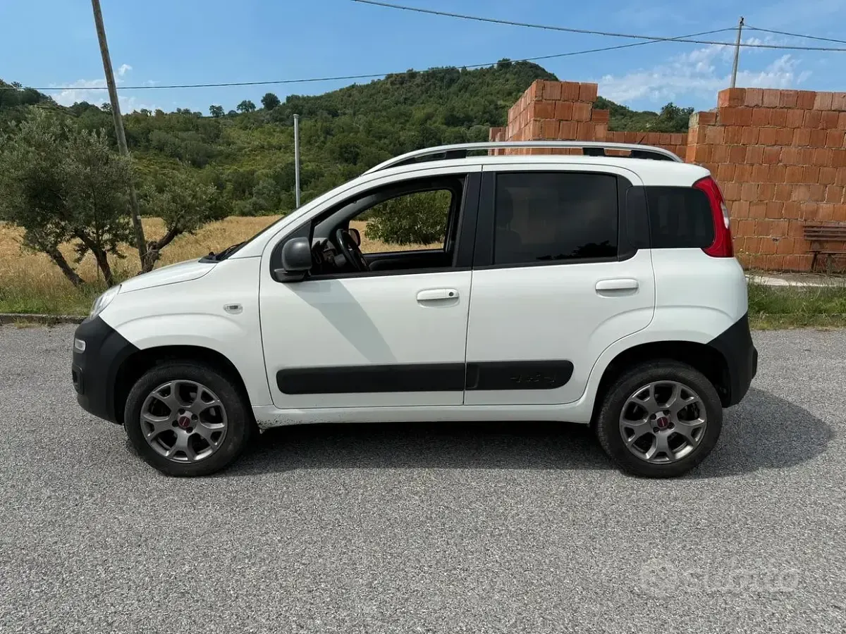 Usata Fiat Panda 4x4 75 CV (55 kW) 2014 Bianco Utilitaria
