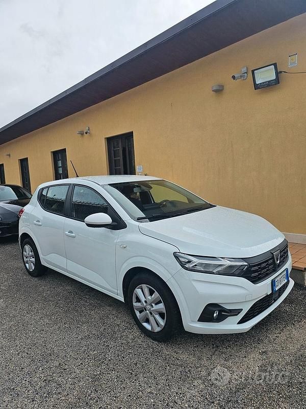 Bianco Usata 2021 Dacia Sandero Comfort Utilitaria | 9250 € (Buon prezzo) - Immagine 1/4