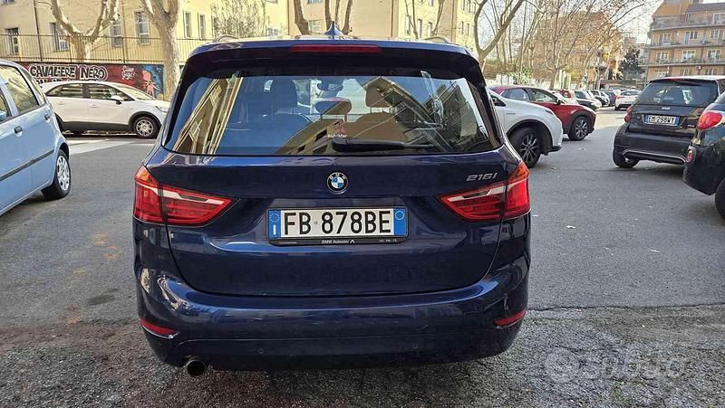 Usata BMW 216 Gran Tourer 102 CV (75 kW) 2015 Blu Monovolume
