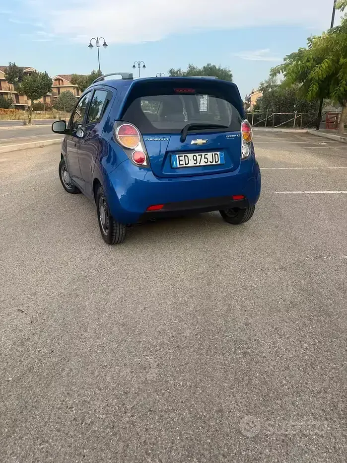 Usata Chevrolet Spark 68 CV (50 kW) 2010 Bluazzurro Utilitaria
