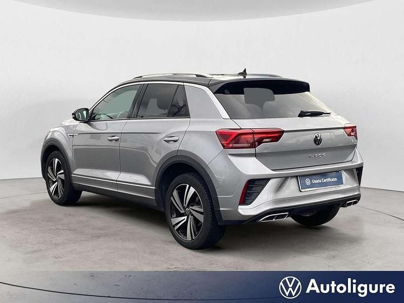 Usata VW T-Roc R-line 110 CV (80 kW) 2022 Argento SUV