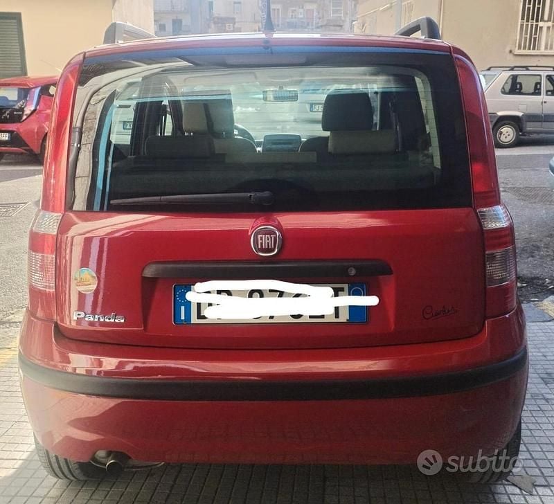 Usata Fiat Panda 2008 Rosso Utilitaria