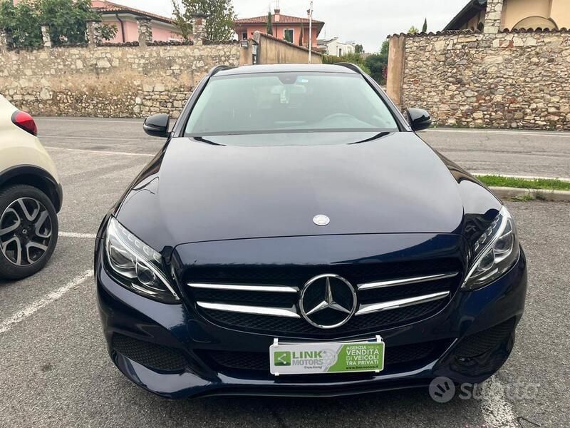 Usata Mercedes C220 Executive 170 CV (125 kW) 2016 Blu Station wagon