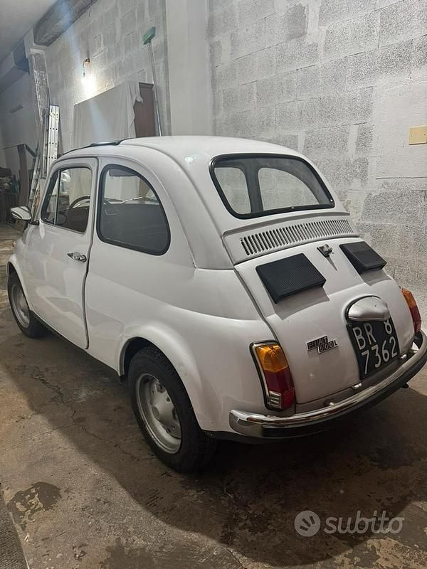 Usata Fiat 500 1970 Bianco Utilitaria