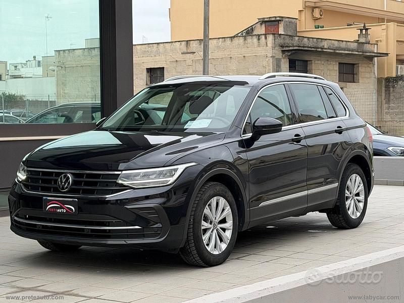 Usata VW Tiguan Business 150 CV (110 kW) 2021 Nero SUV