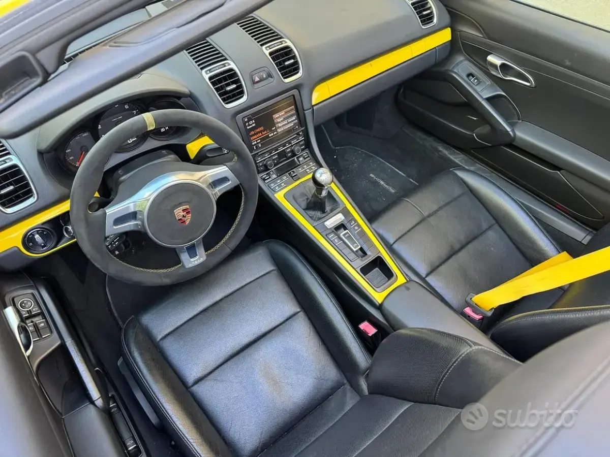 Usata Porsche Boxster 265 CV (194 kW) 2015 Giallo Cabrio