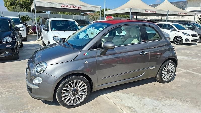 Usata Fiat 500C Lounge 69 CV (50 kW) 2015 Grigio Cabrio