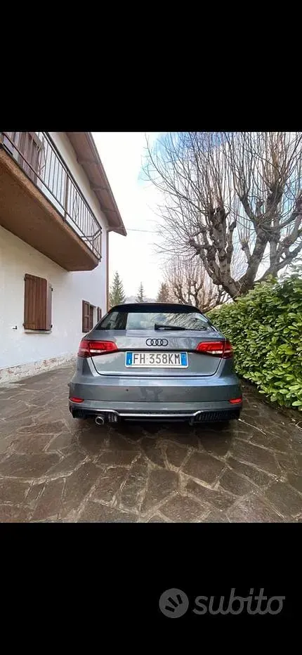 Usata Audi A3 Sport 110 CV (80 kW) 2017 Grigio Berlina