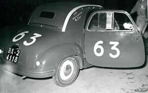 Usata Fiat Topolino 11 kW (16 CV) 1951 Verde Utilitaria