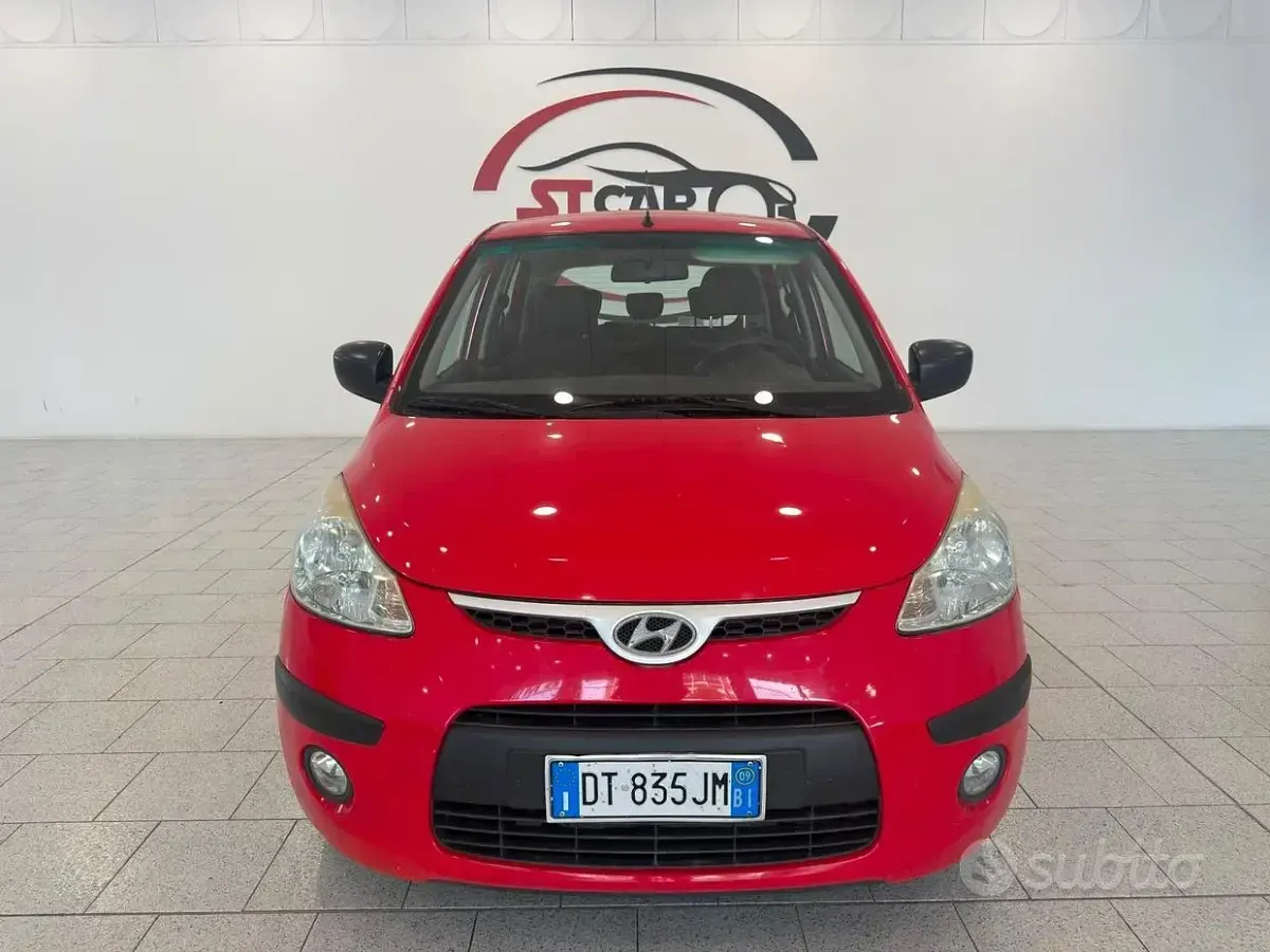 Usata Hyundai i10 Active 66 CV (48 kW) 2009 Rosso Utilitaria