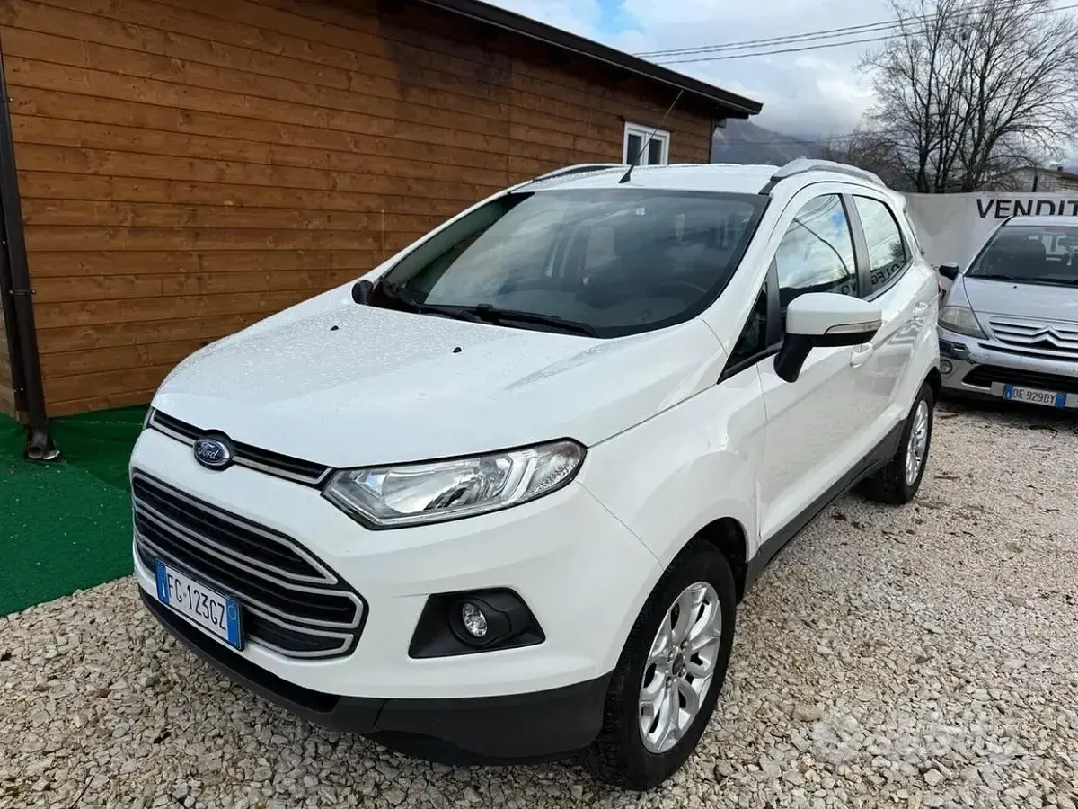Second-hand Ford Ecosport Titanium S 95 CP (69 kW) 2017 Alb SUV