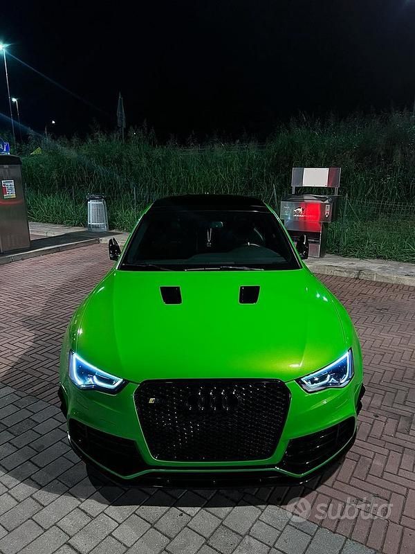 Usata Audi RS5 450 CV (330 kW) 2010 Verde Coupé