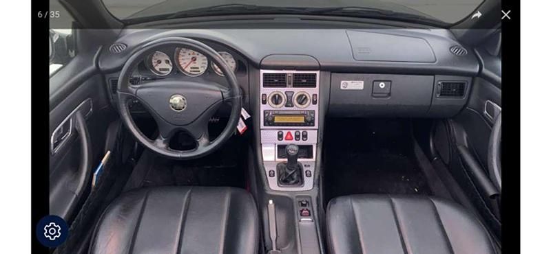 Usata Mercedes SLK200 AMG 163 CV (119 kW) 2001 Nero Cabrio