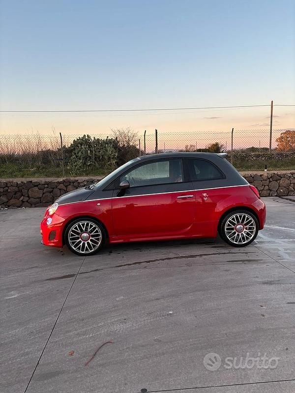 Usata Abarth 595 160 CV (117 kW) 2014 Rosso Cabrio