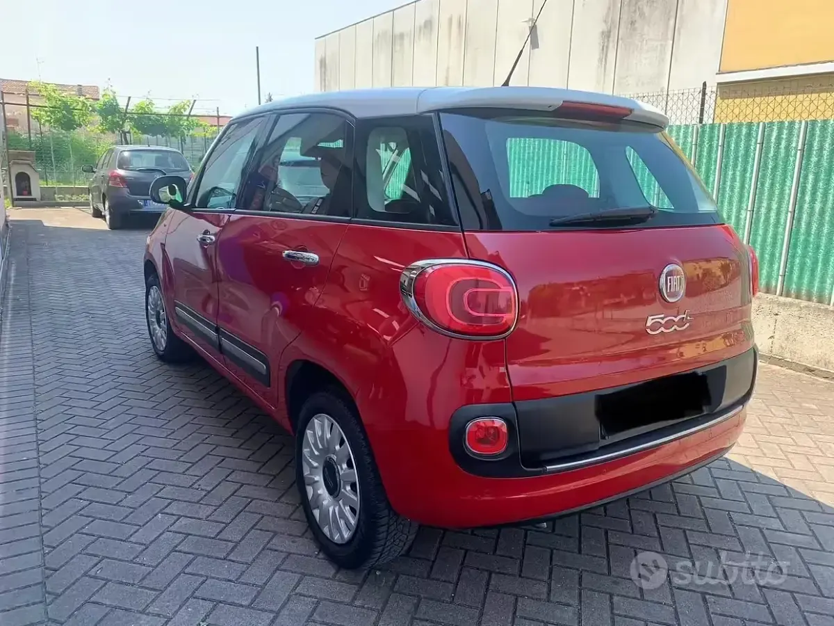 Usata Fiat 500L Easy 80 CV (58 kW) 2013 Rosso Monovolume