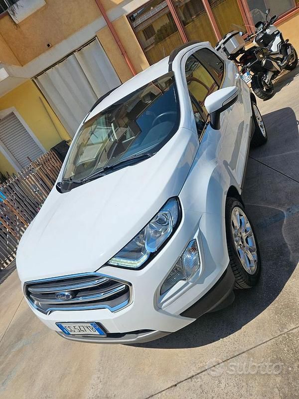 Usata Ford Ecosport Titanium 125 CV (91 kW) 2021 Bianco SUV