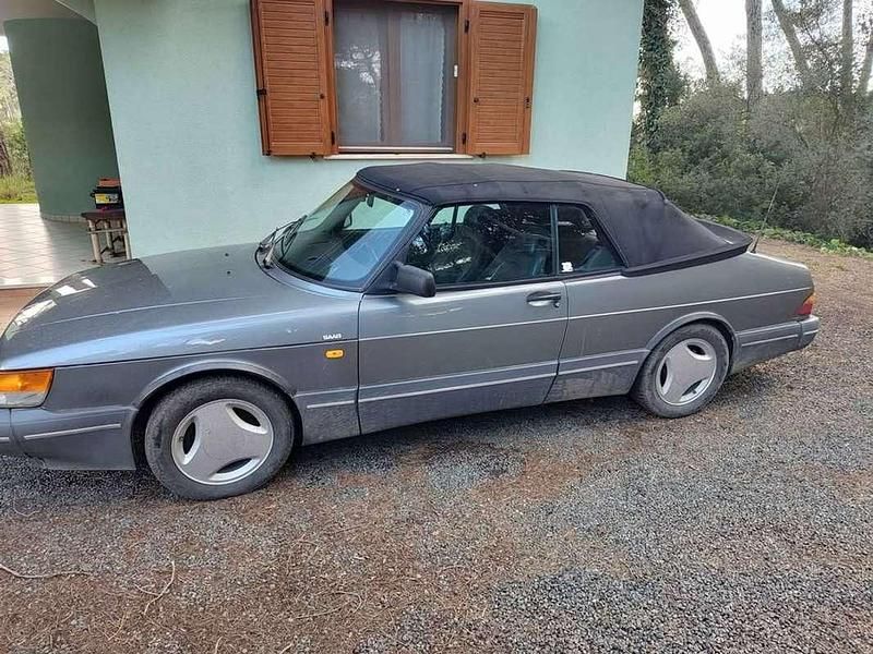 Usata Saab 900 Cabriolet 171 CV (125 kW) 1991 Grigio Cabrio