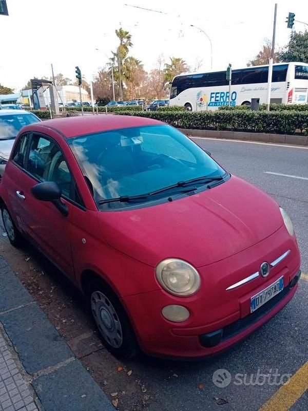 Usata Fiat 500 Pop 69 CV (50 kW) 2008 Rosso Utilitaria