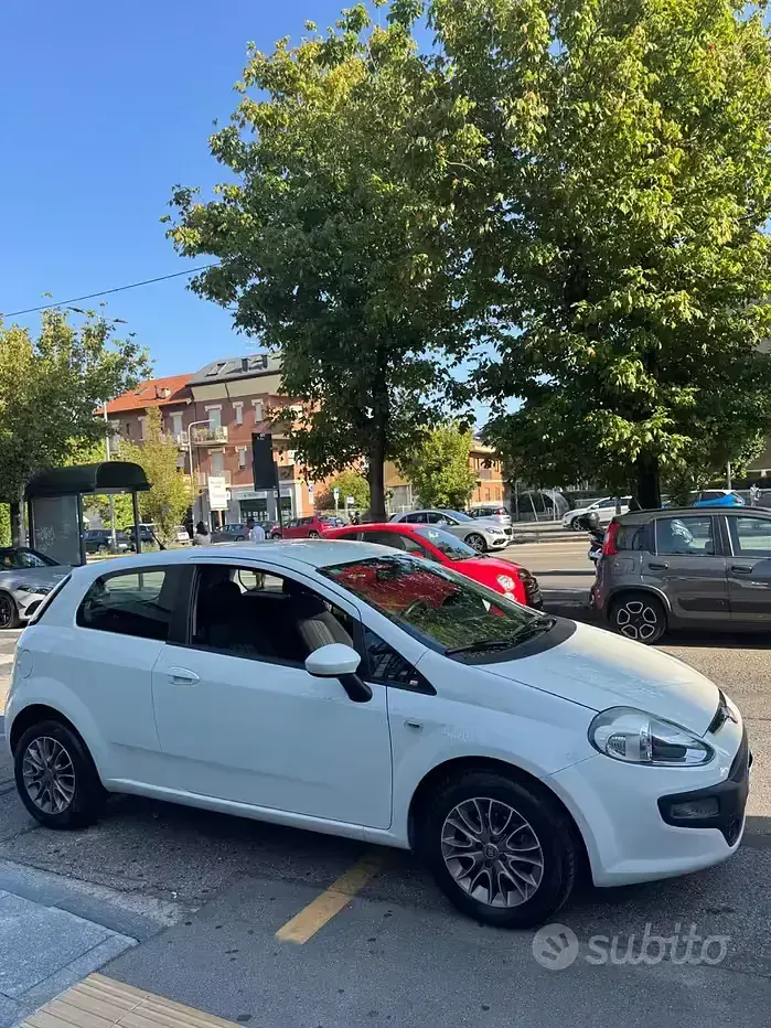 Usata Fiat Punto Evo Dynamic 77 CV (56 kW) 2011 Bianco Utilitaria