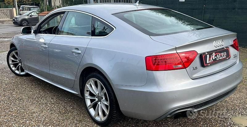 Usata Audi A5 Sportback Advanced 177 CV (130 kW) 2014 Argento Utilitaria