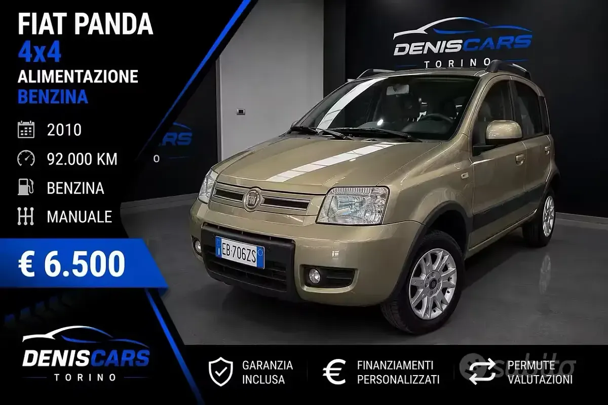 Usata Fiat Panda 4x4 Climbing 69 CV (50 kW) 2010 Utilitaria