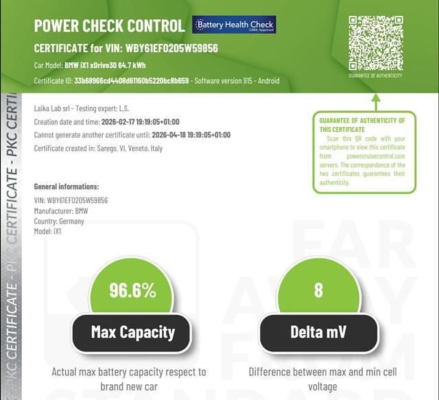 Usata BMW iX1 Efficient Dynamics 225 kW (306 CV) 2023 Nero SUV