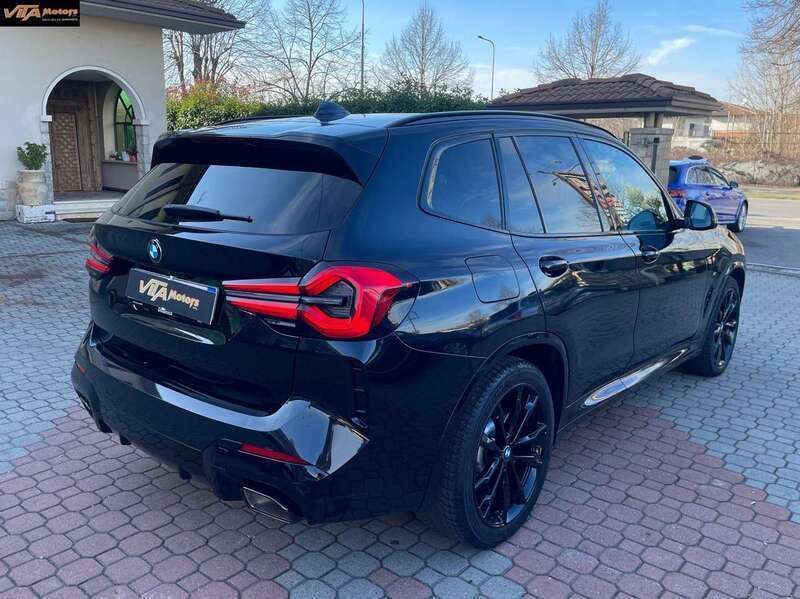 Usata BMW X3 M Sport 190 CV (139 kW) 2021 Nero sapphire SUV