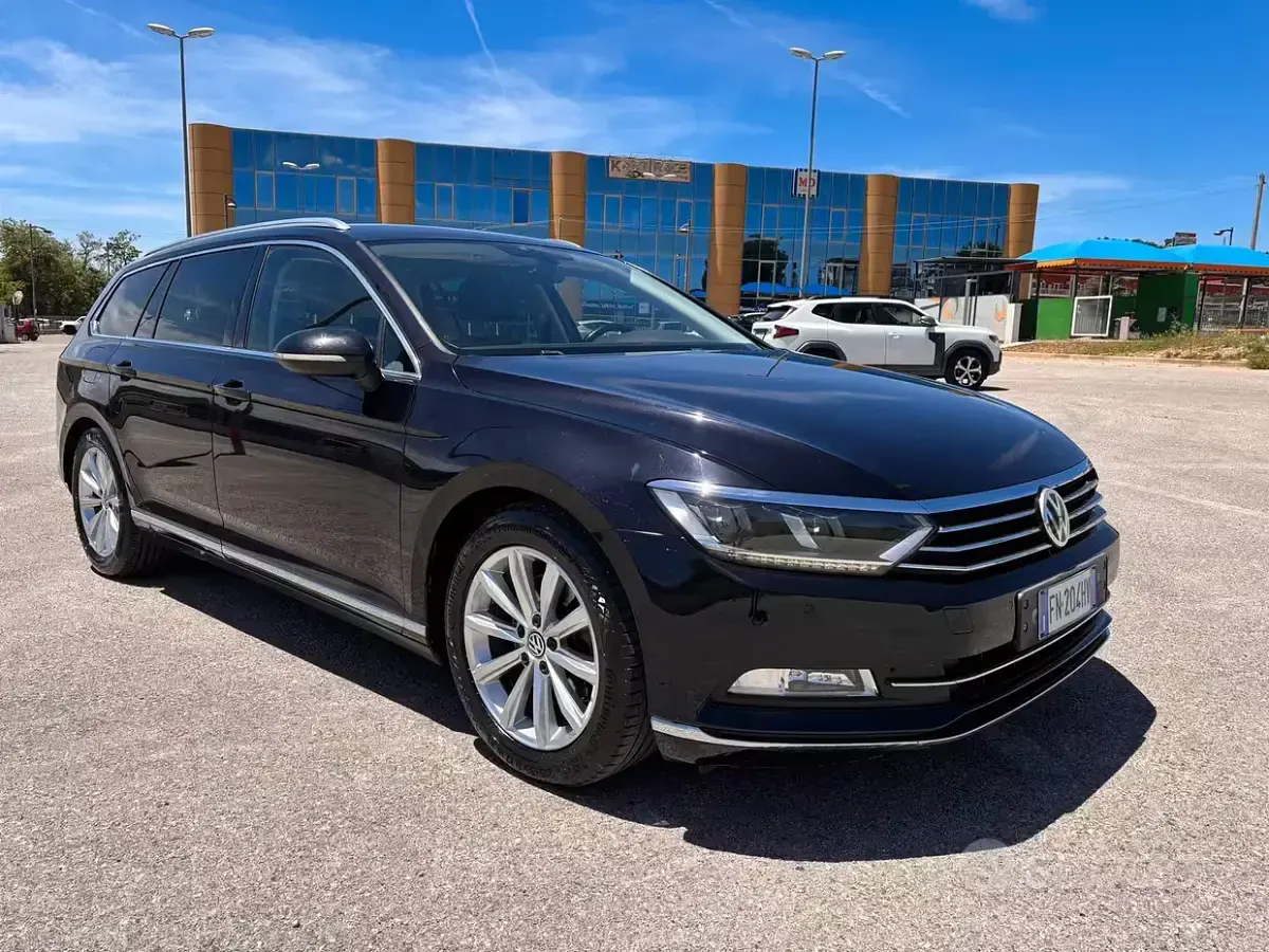 Usata VW Passat 150 CV (110 kW) 2015 Nero Station wagon