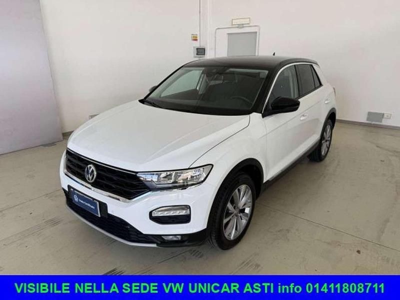 Usata VW T-Roc Style 150 CV (110 kW) 2019 Bianco tetto nero SUV
