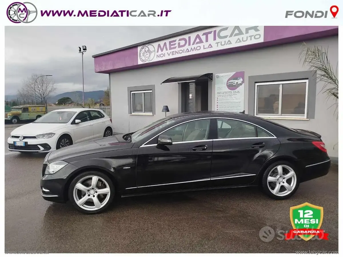 Usata Mercedes CLS250 204 CV (150 kW) 2012 Nero Coupé