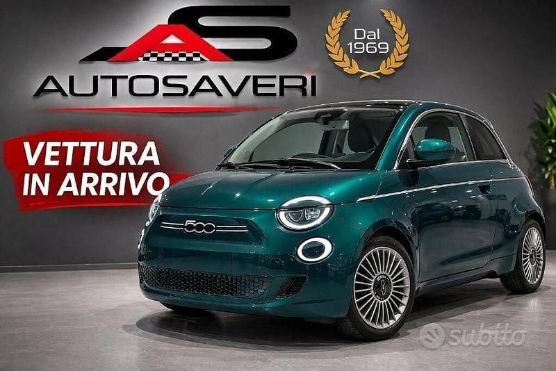 Usata Fiat 500e Business 42 kW (58 CV) 2020 Verde Utilitaria