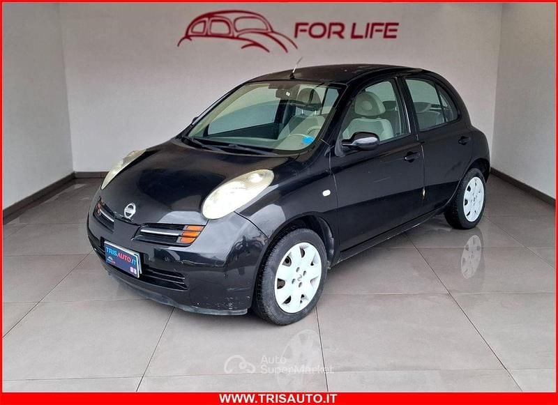 Usata Nissan Micra Visia 80 CV (58 kW) 2005 Nero Utilitaria
